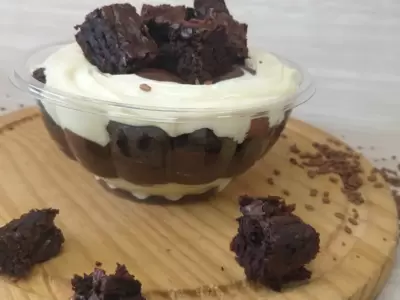 Sobremesa, Brownie com Chocoboll